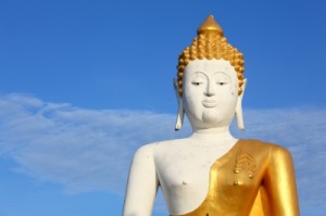 Los budistas conservan como un objeto divino un diente de Buda.